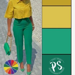 Love Bundle/Chaus green women's pants